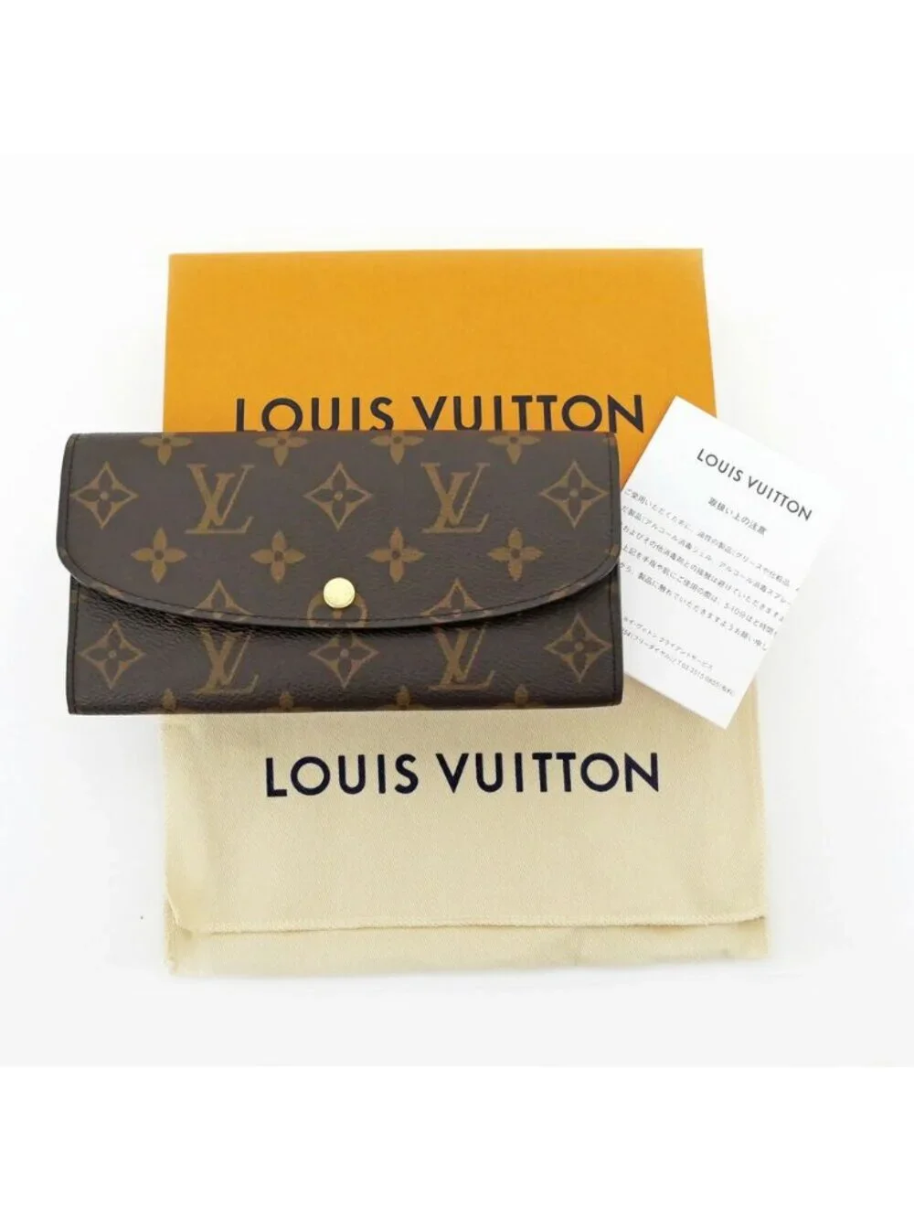 Louis Vuitton Portefeuille Emily Monogram Fuchsia GD Wallet Hook
